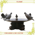 bronze table with bird YL-K168